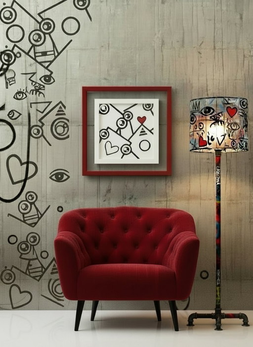 MISTER CLAY (Diego Brusegan), Original Street Art. "Untitled," 2024 - Signed lithograph, RARE edition 11/15