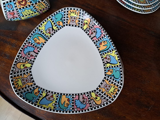 Image 1 of Servizio da tè 4 pezzi e 4 piatti da torta D. Hafner ROSENTHAL