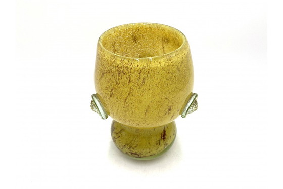 Image 1 of Glass vase, designed by Wiesław Sawczuk, Łysa Góra, 1970s.