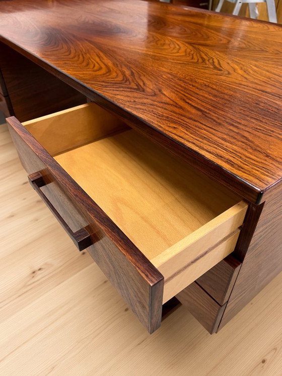 Bureau danois vintage en palissandre Torben Valeur & Henning Jensen pour Dyrlund – Bureaux, Wool (photo 5 of 13)