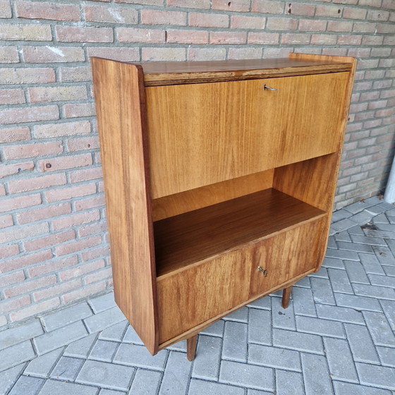 Vintage Wandkast Minibar Kastje Mid Century – Wood (photo 4 of 15)