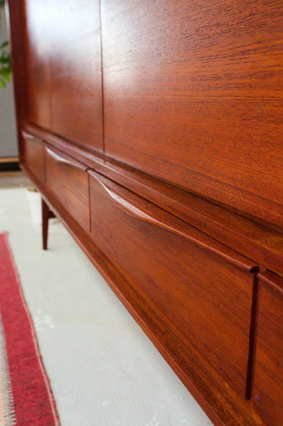 Image 1 of Vintage Teak Highboard Sideboard Midcentury Danish