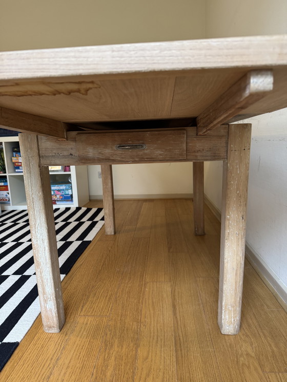 Image 1 of tavolo da pranzo in faggio massello