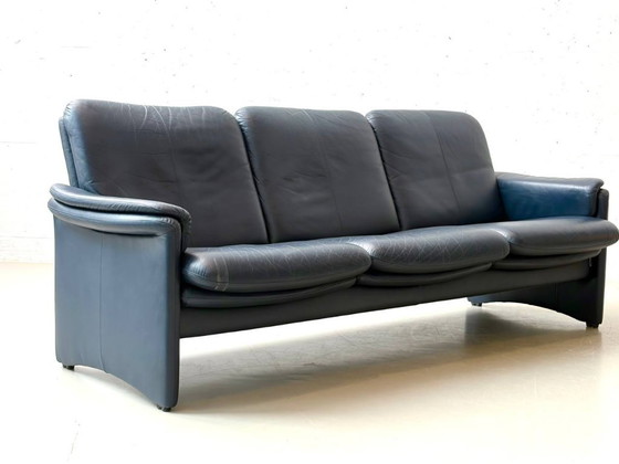 Image 1 of Canapé en cuir, modèle 3 places City par Erpo, années 1990