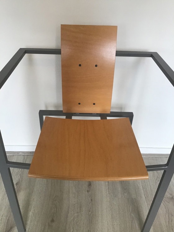 Chaise design Trix – foster, Chaises de salle à manger, Metal, Wood (photo 4 of 9)