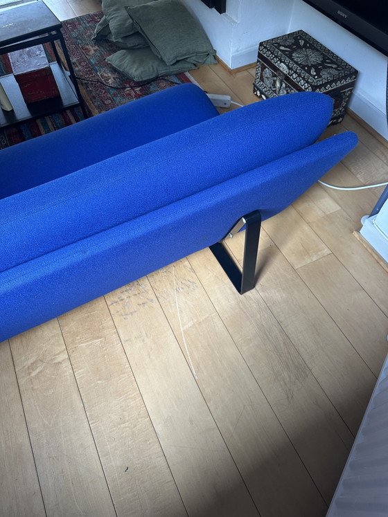 Divano Artifort vintage, blu, 683 3 posti, disegnato da Kho Lia – Divani 3 posti, Textile (photo 6 of 9)