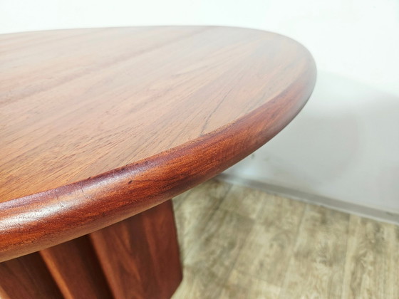 Mid-Century Uitschuifbare Tafel in Teak S. Burchardt-Nielsen, Denemarken, jaren 80 – Eettafels (photo 10 of 19)