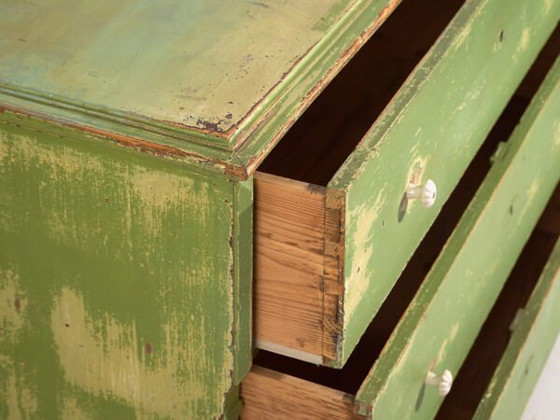 Antique green chest of drawers (c.1920) #12 (photo 27 of 40)