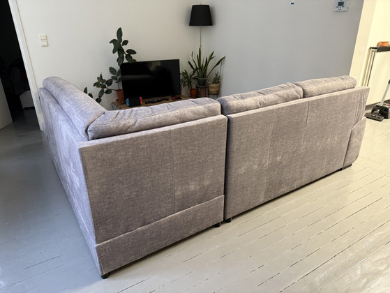 Beau canapé d'angle gris en forme de L à vendre – Seats and Sofas, Canapés d'angle, Textile (photo 8 of 8)