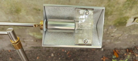 Image 1 of Tweekleurige verstelbare vloerlamp van Holtkoetter uit de jaren 80