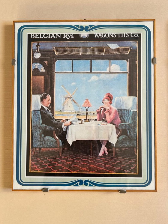 Image 1 of Un paio di immagini pubblicitarie ferroviarie d'epoca