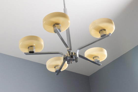 Image 1 of Lampadario Art Déco, influenza Bauhaus, anni '30