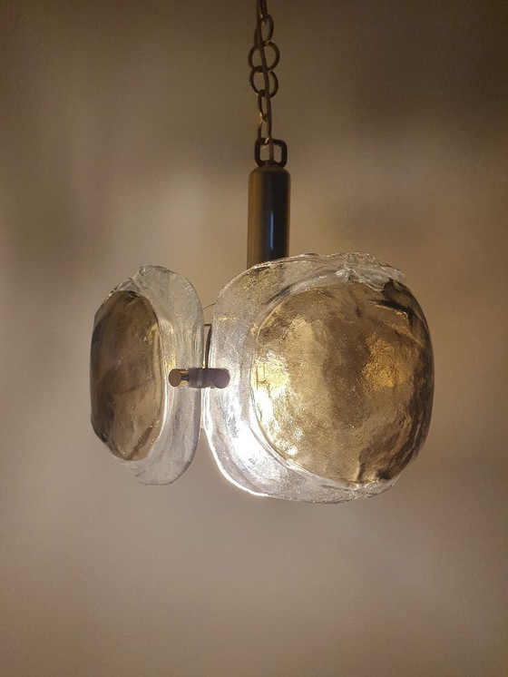 Image 1 of Kaiser Leuchten Murano Mazzega Lustre En Verre Années 1970