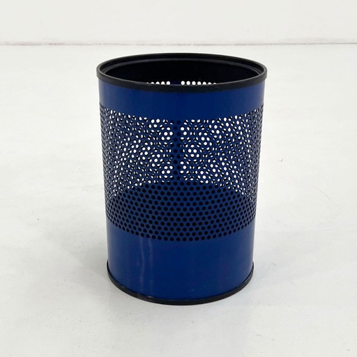 Blue Perforated Bin, 1980s