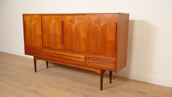 Image 1 of Vintage highboard | Wall cabinet | Teak | 1960s