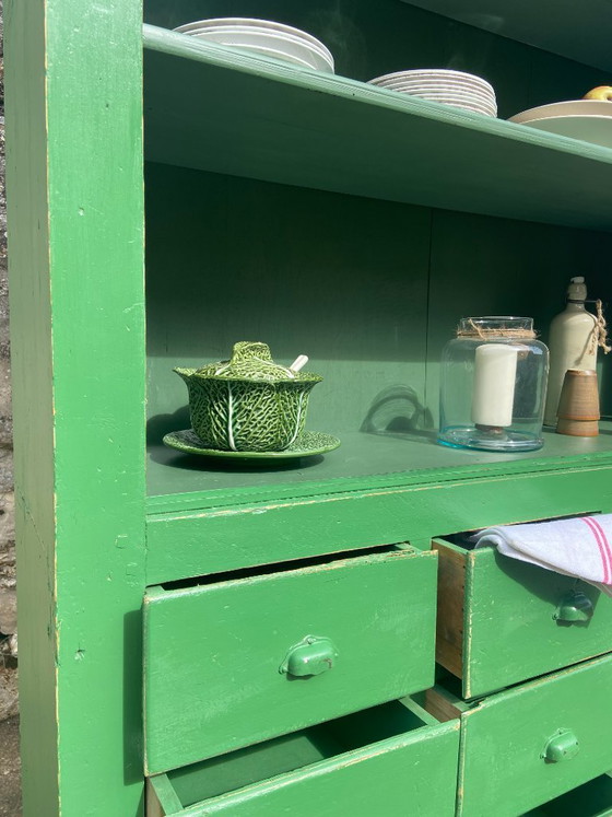Image 1 of Antiker Schrank aus einem Eisenwarenladen