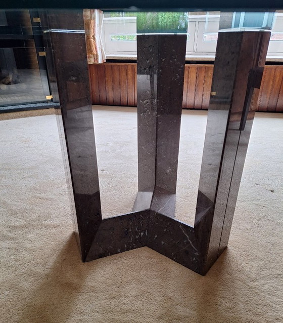 Retro Marble Dining Table Cattelan Italia 1980, Early Diapason Series (photo 7 of 16)