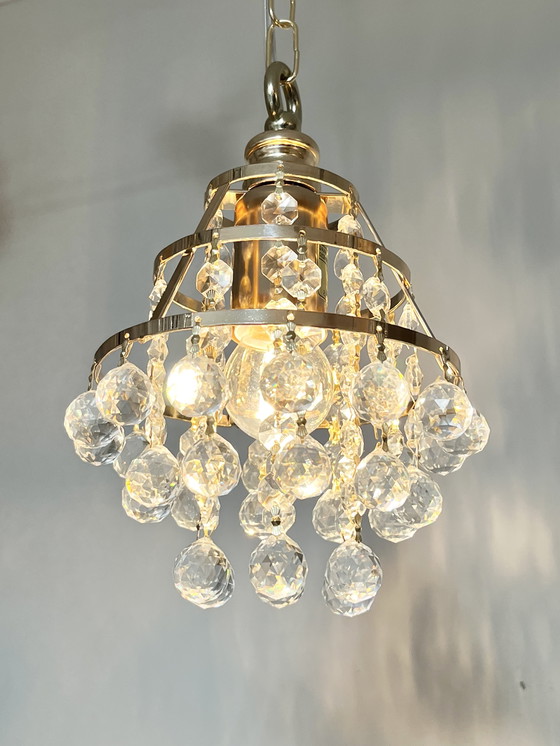 Image 1 of Set di 2 lampade a sospensione in cristallo Swarovski