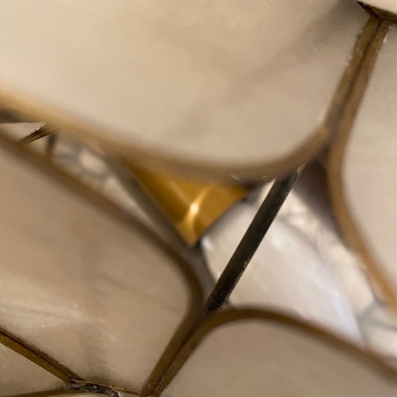 Image 1 of Vintage Rausch capiz ceiling lamp