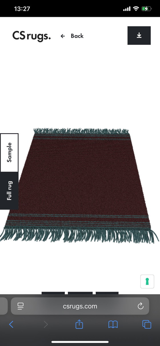 Image 1 of Tappeto da pavimento, cartello, melanzana