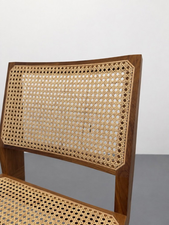 Capitol Complex, Cassina, Pierre Jeanneret Armchair, Teak, Rattan – Dining chairs, Wood (photo 5 of 8)