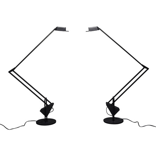 Lámparas de mesa 'Flamingo' de Fridolin Naef para LUXO – Italia, diseño de los años 80