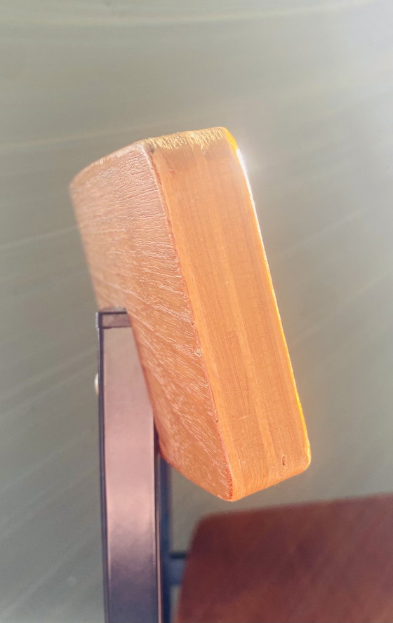 Image 1 of Auping Carelle 552 designstoel 50s - Nero metaal met teak