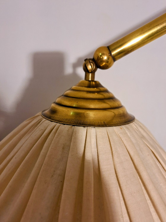 Image 1 of Lampada da terra in ottone stile anni '30