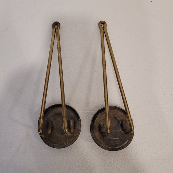 Image 1 of Coppia di grucce / appendiabiti "Prince Albert", bronzo, f. XIX sec. XIX - Inghilterra