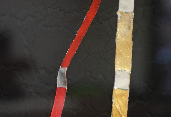 Image 1 of Captivating Mixed Media by Acclaimed Italian Artist Guido Coletti (1998-2000) - Framed in Plexiglass