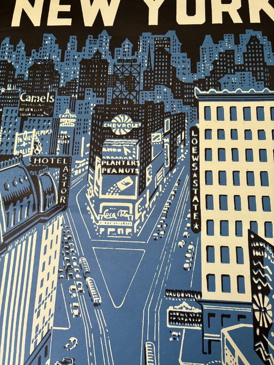 Image 1 of Affiche New York Times Square Cavallini