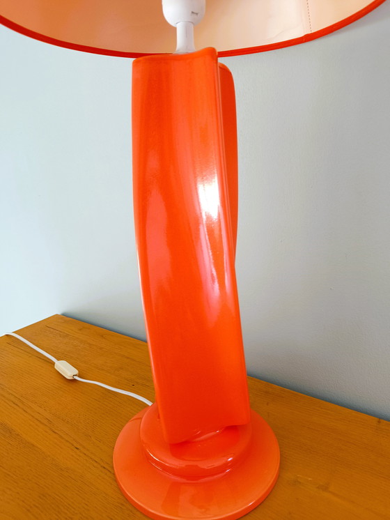 Image 1 of Design table lamp, orange