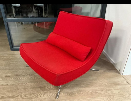 Ligne Roset doll chair red