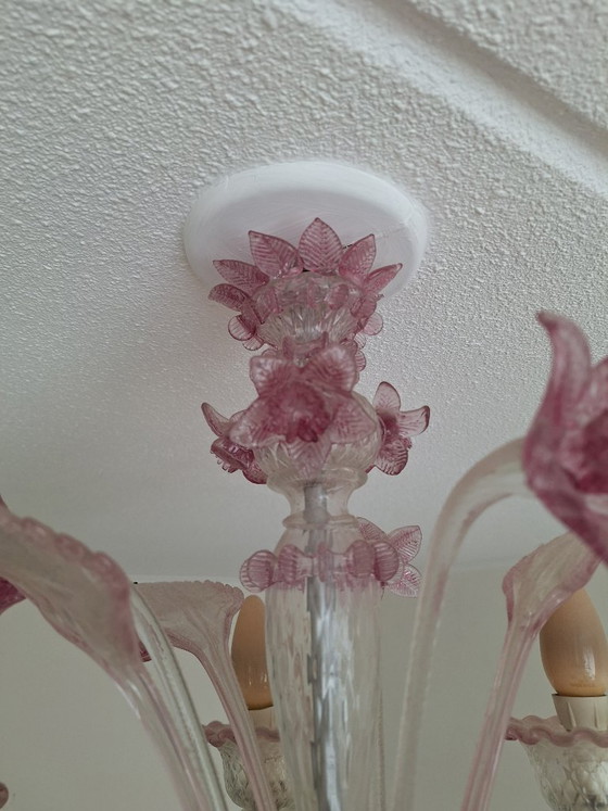 Small Venetian Murano glass Chandelier (photo 7 of 7)