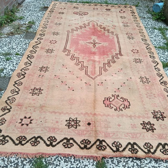 Image 1 of Hand geknoopt Berber kleed wol 309x157cm