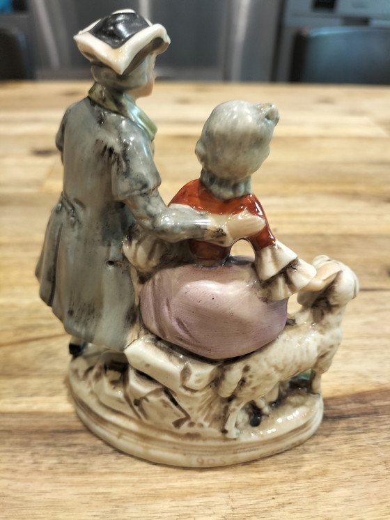 Image 1 of Statuette ancienne 1850 signé 