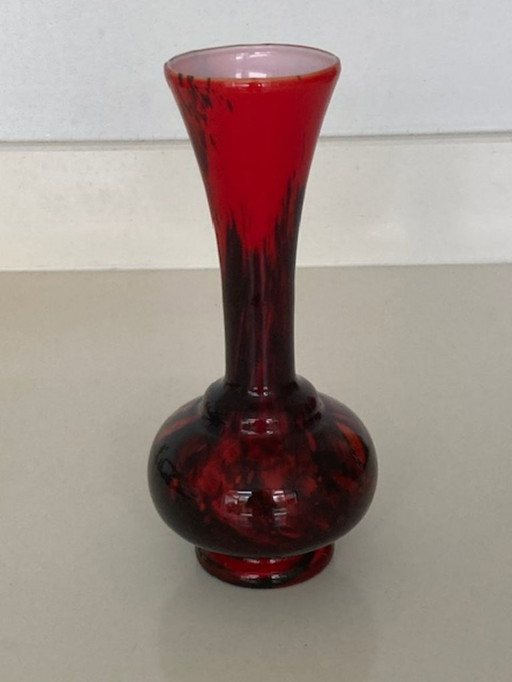 VB Opaline Florence vase designed by Carlo Moretti