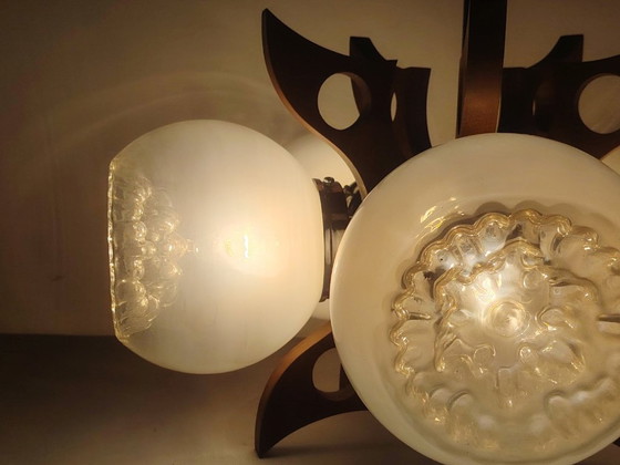 Image 1 of Space Age Sputnik Futurist Ceiling Light
