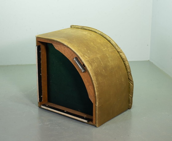 Image 1 of Sofá modular De Sede DS11 de cuero con parches verde oliva, diseño de mediados de siglo, 6 elementos. Suiza, años 70.