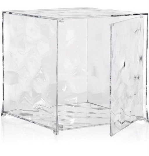Kartell storage box transparent with door