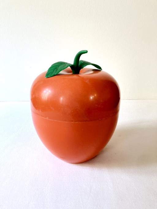Apple-shaped ice bucket, made in Italy, 1970s