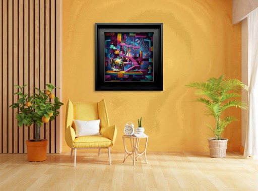 MikoArt-Liquid Gloss®-08/Series-120x120cm-0200