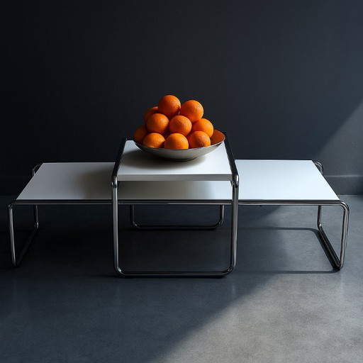 Ensemble Laccio de Marcel Breuer pour Knoll International