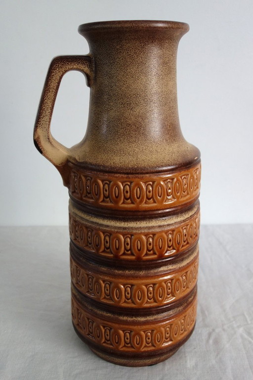 Large Scheurich Keramik Ceramic Floor Vase, Germany, 1970s