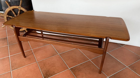 Image 1 of Coffee Table JH 575 Hans Wegner Teak Table Danish Design Hansen