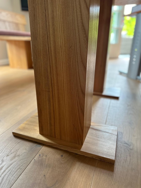 Image 1 of Handgemaakte hoekbank met tafel