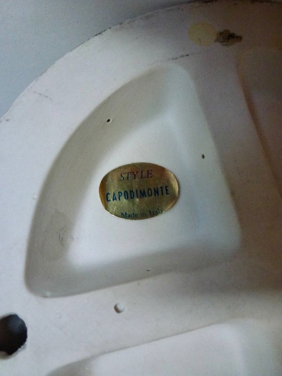 Image 1 of Capodimonte - Scaggiari - sculptuur, Moeder met Dochter - 35 cm.