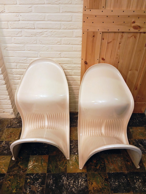 Image 1 of 2 chaises Herman Miller Panton de 1978