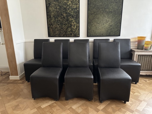 8 eetkamerstoelen
