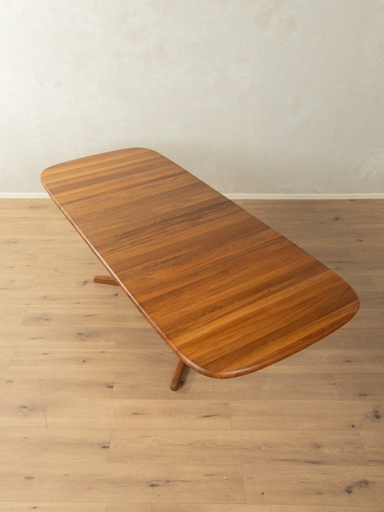 Image 1 of 1980s dining table, Johs. Kristoffersen & Søn, Vintage